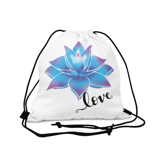 Lotus Latte - Love Sportpack Drawstring Bag