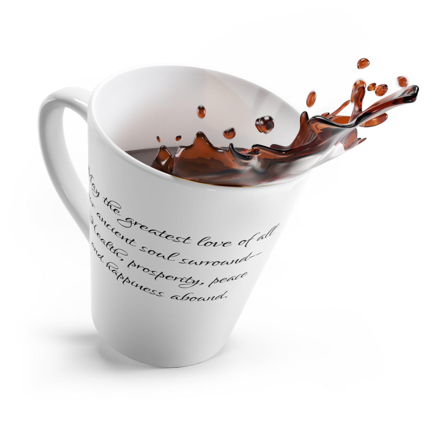 Lotus Latte - Love Mug | 12oz Ceramic Latte Mug