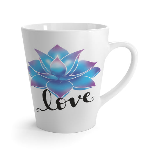 Lotus Latte - Love Mug | 12oz Ceramic Latte Mug