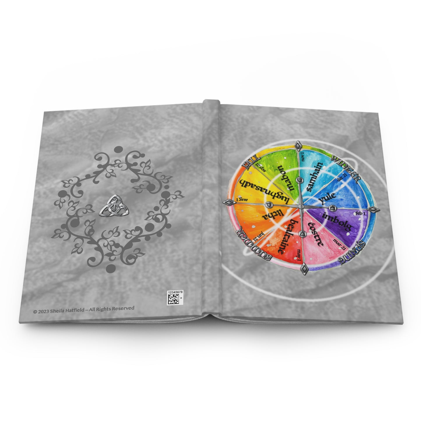 Gaelic Wheel of the Year - Stationary Journal - 150 pages | Northern Hemisphere